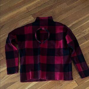 Tahari Red and Black Sweater with Headband